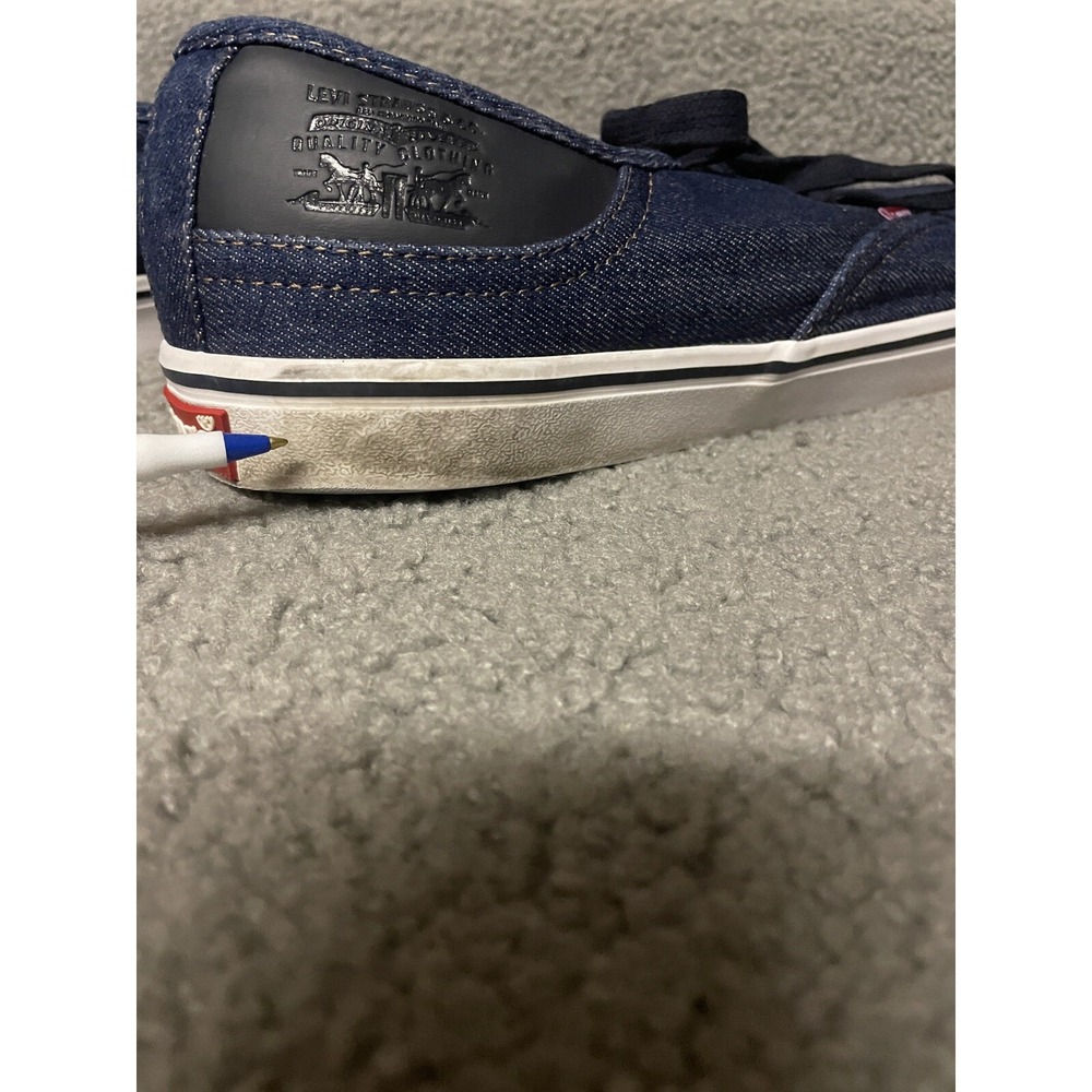 Levi's‎ Mens Miles Leather Casual Lace-up Sneaker Shoe Size 13 - Picture 6 of 10